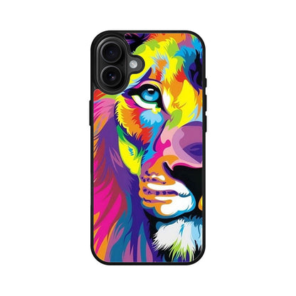 Colorful Lion iPhone 16 / 16 Plus Case