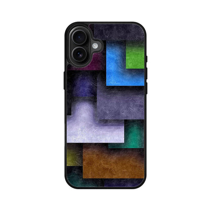 Colorful Rectangel Art iPhone 16 / 16 Plus Case