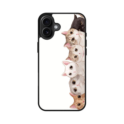 Cute Cats Vertical iPhone 16 / 16 Plus Case