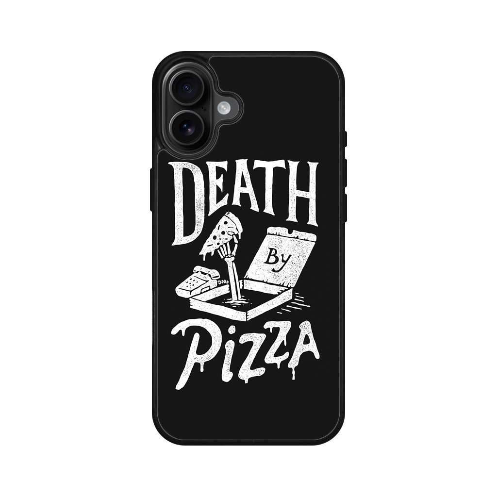 Death By Pizza iPhone 16 / 16 Plus Case