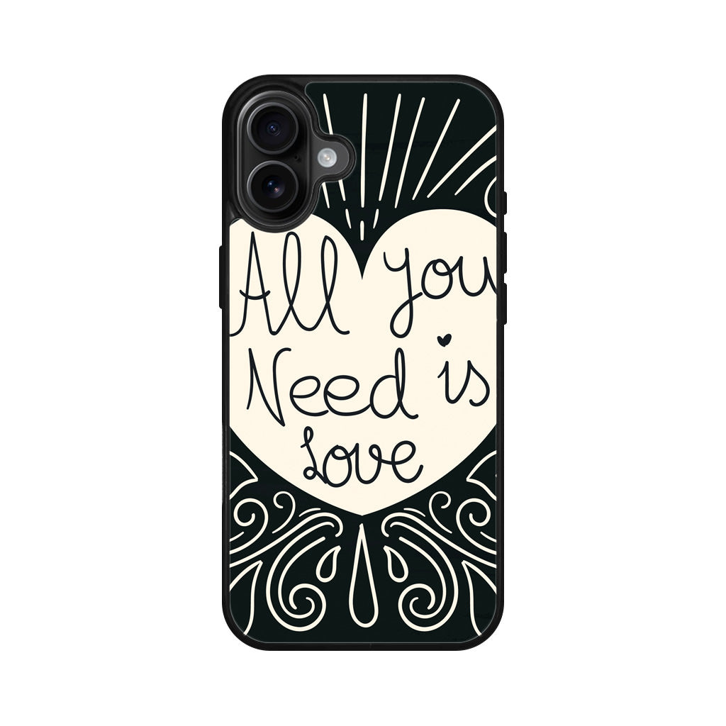 Drawn Love iPhone 16 / 16 Plus Case