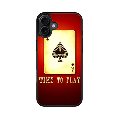 Game Card Time To Play iPhone 16 / 16 Plus Case