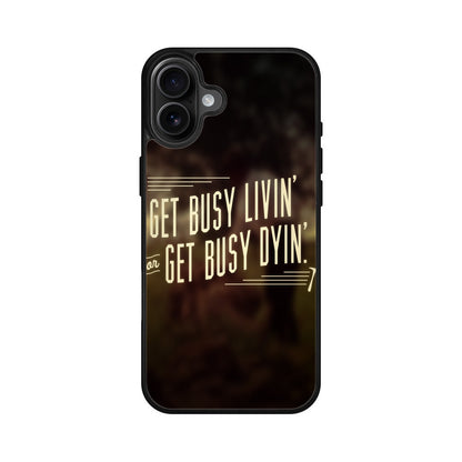 Get Living or Get Dying iPhone 16 / 16 Plus Case