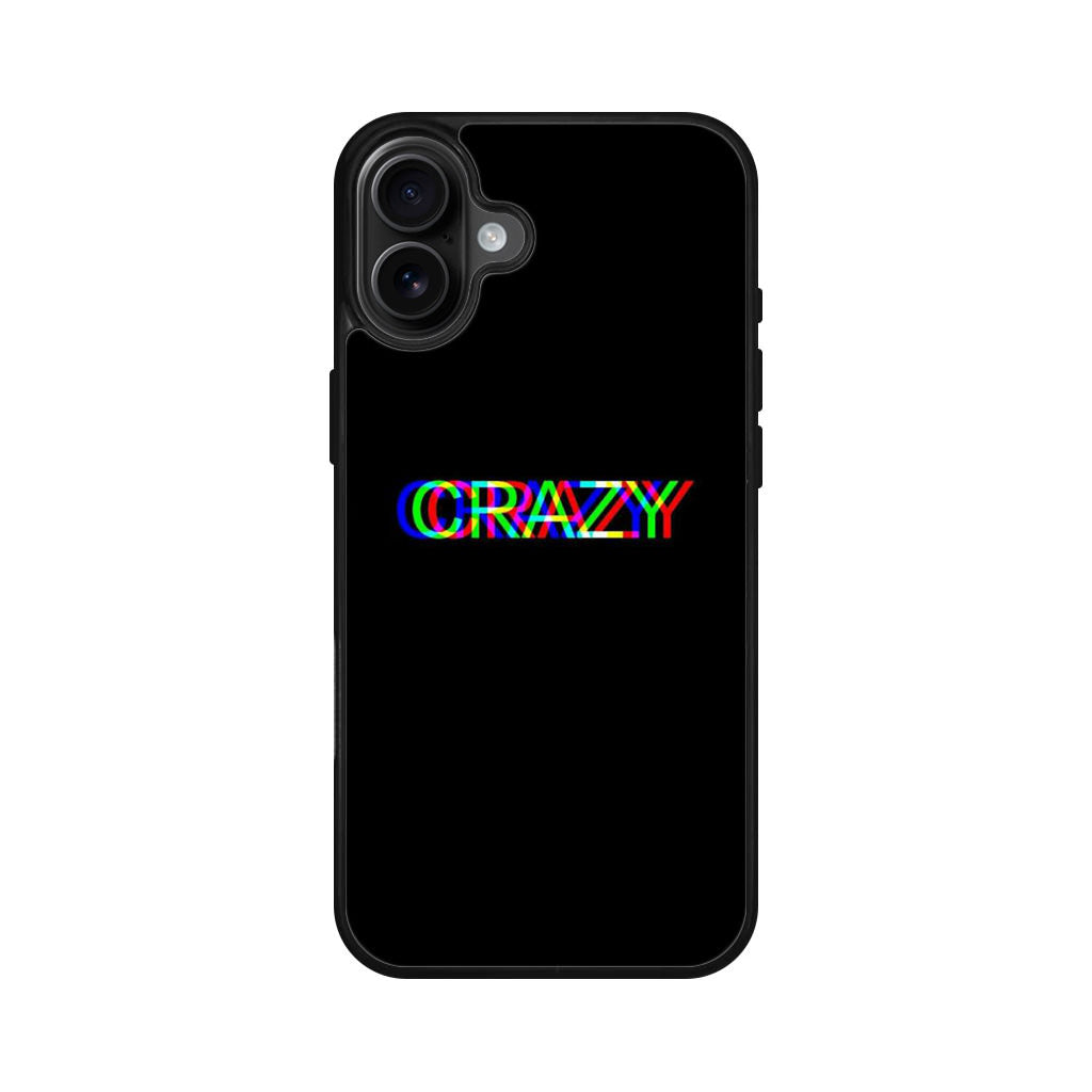 Glitch Crazy iPhone 16 / 16 Plus Case