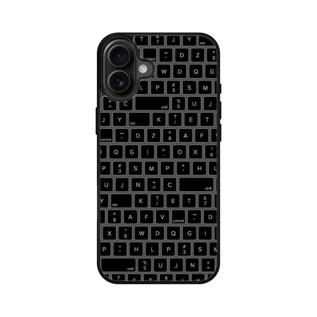 Keyboard Button iPhone 16 / 16 Plus Case