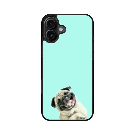 Laughing Pug iPhone 16 / 16 Plus Case