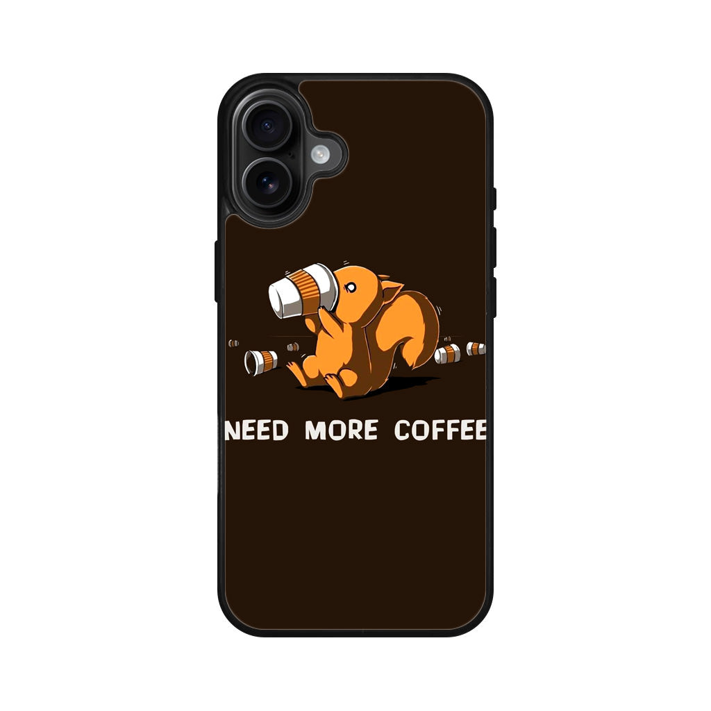 Need More Coffee Programmer Story iPhone 16 / 16 Plus Case