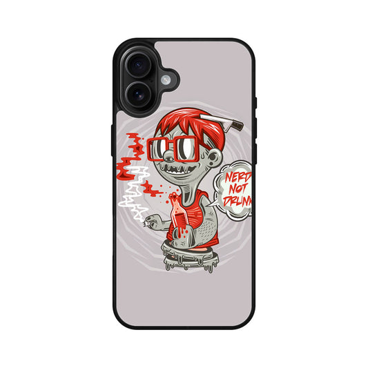 Nerd Not Drunk Zombie iPhone 16 / 16 Plus Case