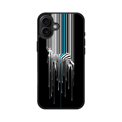 Painting Zebra iPhone 16 / 16 Plus Case