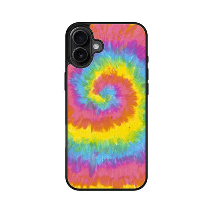 Pastel Rainbow Tie Dye iPhone 16 / 16 Plus Case