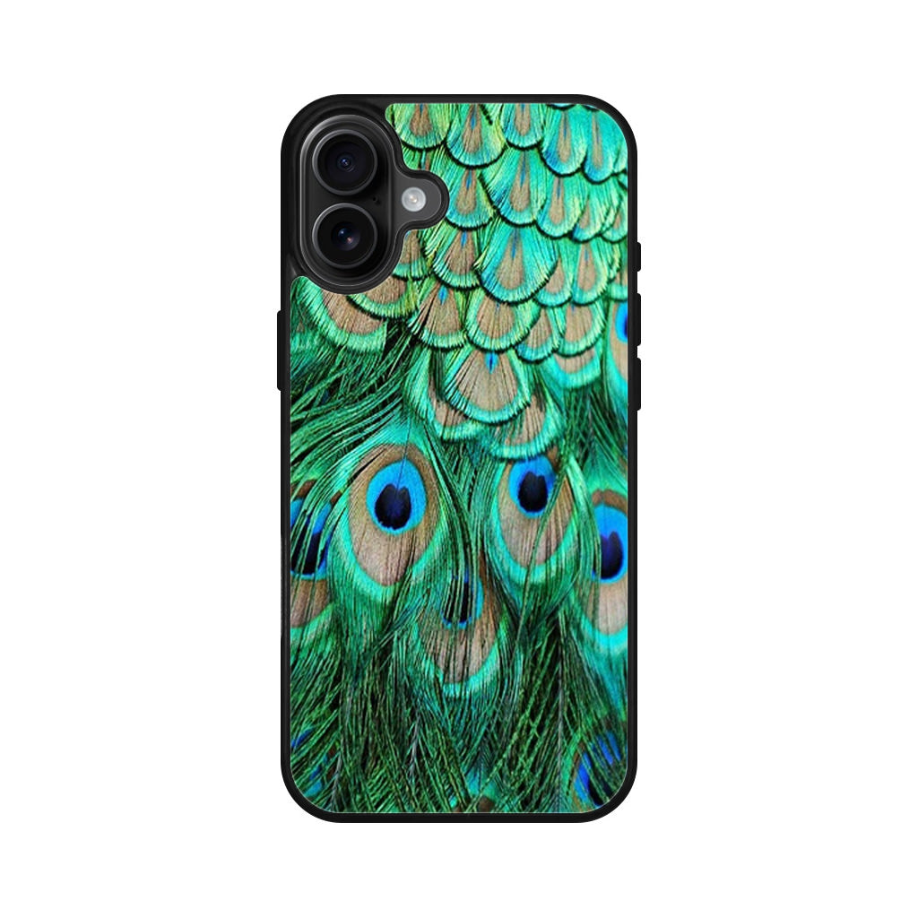 Peacock Feather iPhone 16 / 16 Plus Case