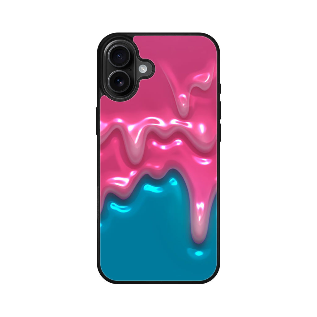 Pink Paint Dripping iPhone 16 / 16 Plus Case