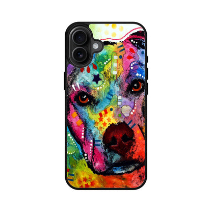 Pitbull Love Painting iPhone 16 / 16 Plus Case