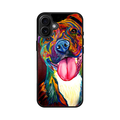 Pitbull Painting Art iPhone 16 / 16 Plus Case