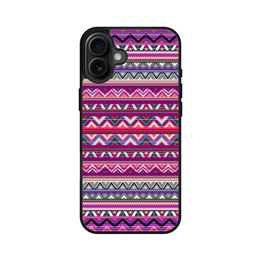 Purple Aztec Art iPhone 16 / 16 Plus Case