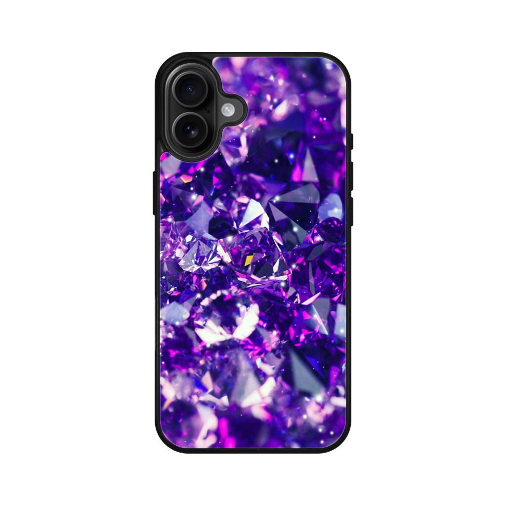 Purple Crystal iPhone 16 / 16 Plus Case