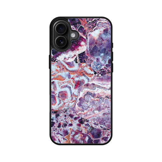 Purple Marble iPhone 16 / 16 Plus Case