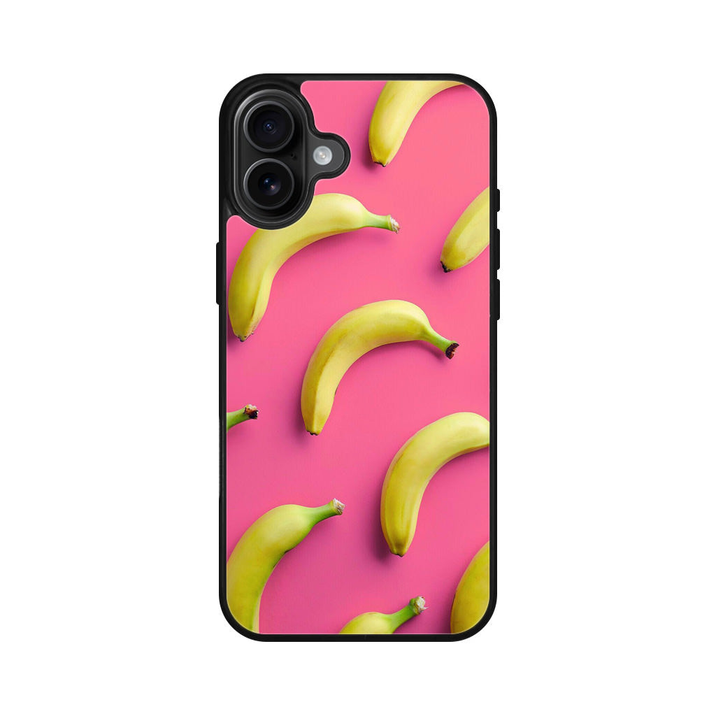 Real Bananas Fruit Pattern iPhone 16 / 16 Plus Case