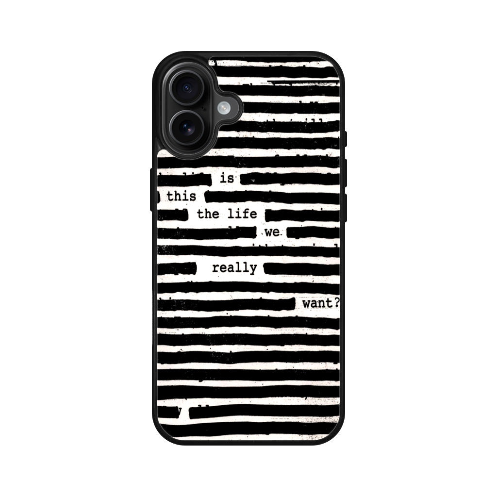 Roger Waters Is This the Life We Really Want iPhone 16 / 16 Plus Case