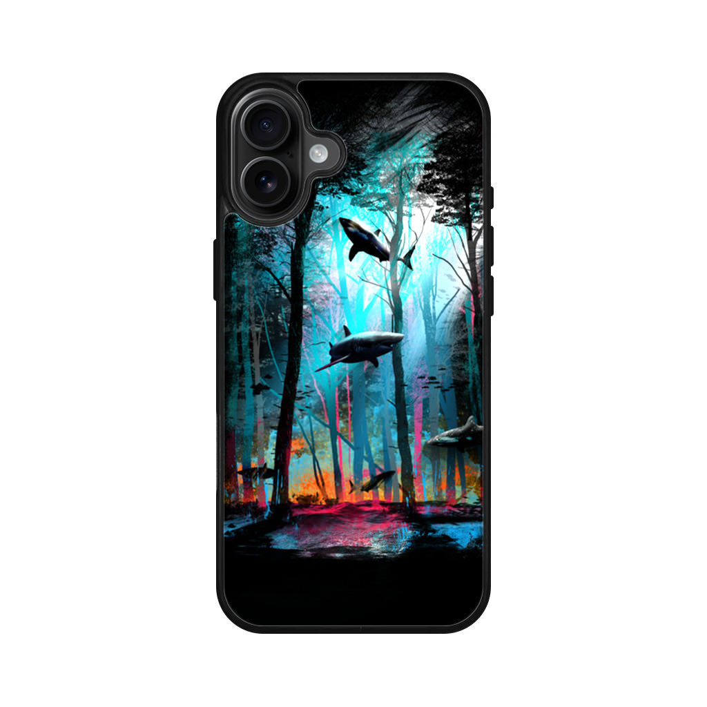 Shark Forest iPhone 16 / 16 Plus Case