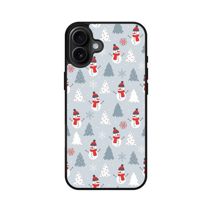 Snowmans Pattern iPhone 16 / 16 Plus Case