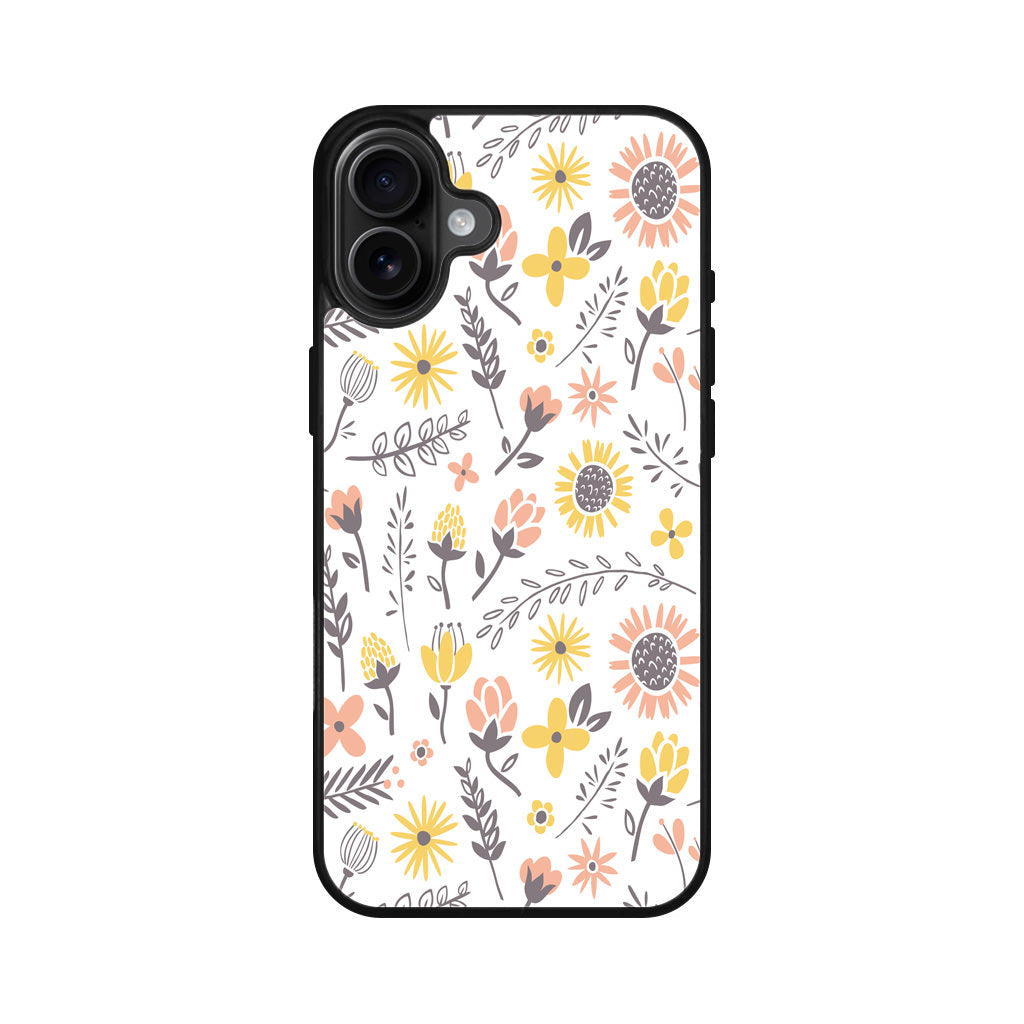 Spring Things Pattern iPhone 16 / 16 Plus Case