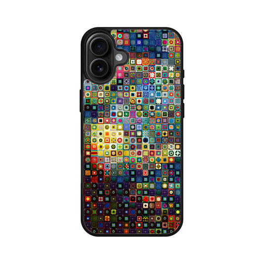 Starry Night Tiles iPhone 16 / 16 Plus Case