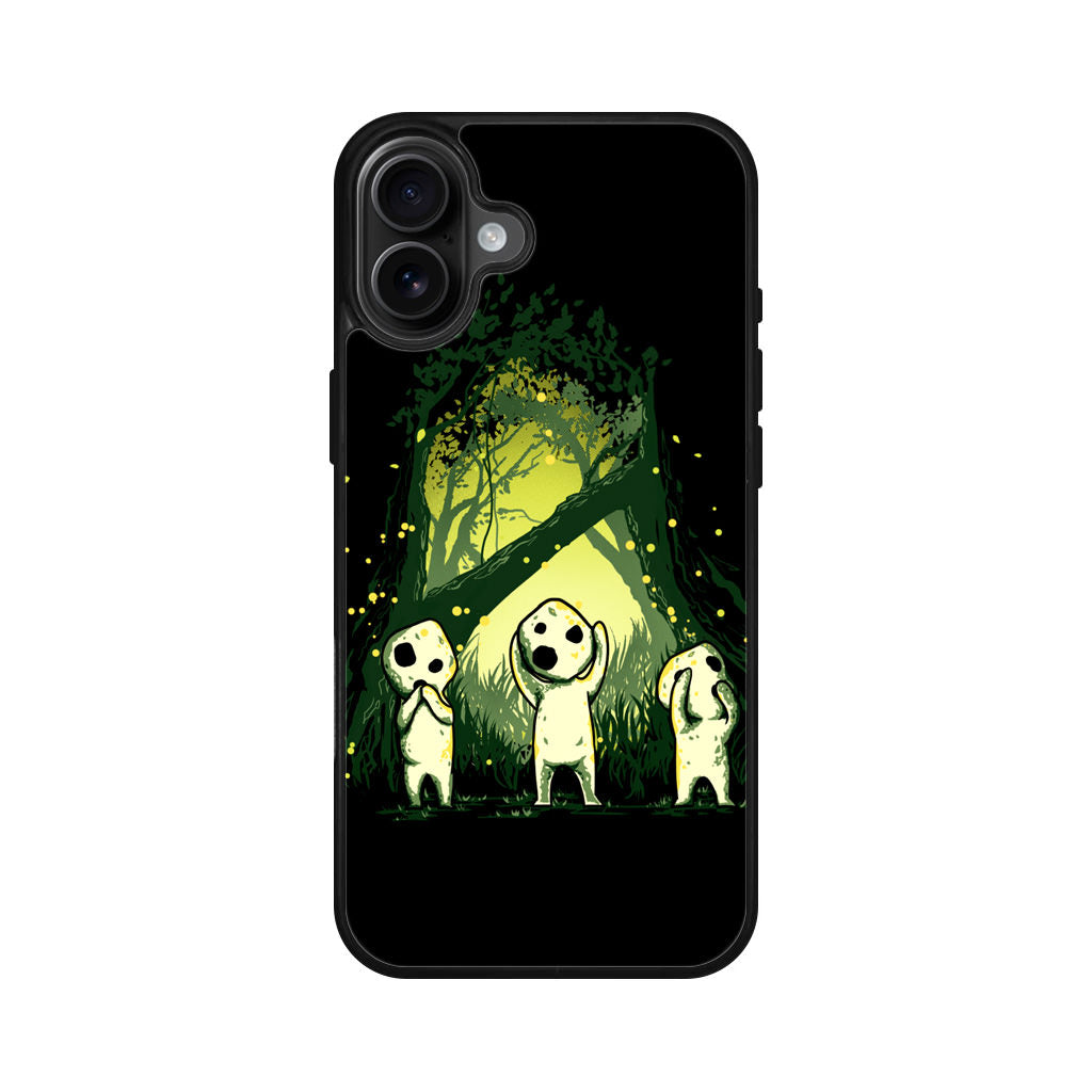 Three Wise Of Kodama iPhone 16 / 16 Plus Case