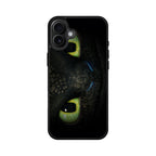 Toothless Dragon Eyes Close Up iPhone 16 / 16 Plus Case