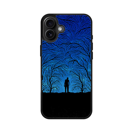 Trees People Shadow iPhone 16 / 16 Plus Case