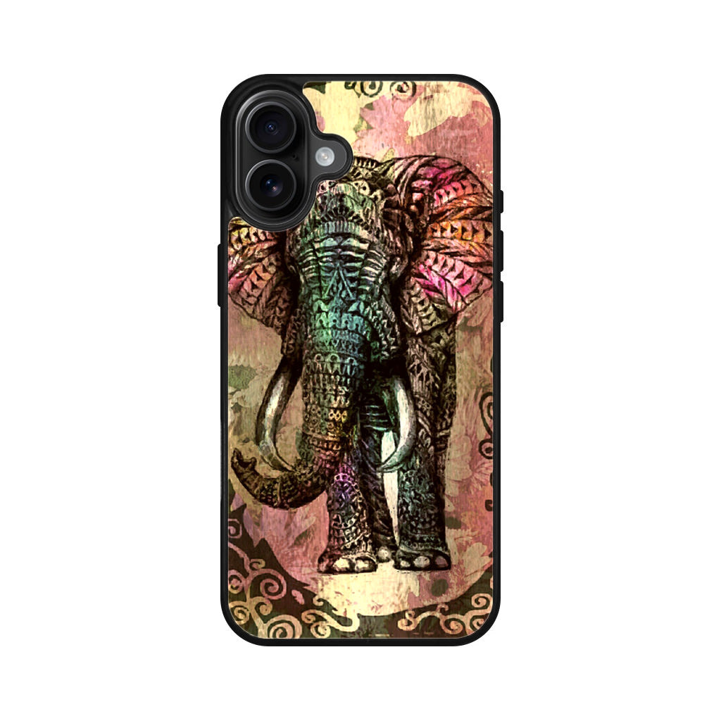 Tribal Elephant iPhone 16 / 16 Plus Case