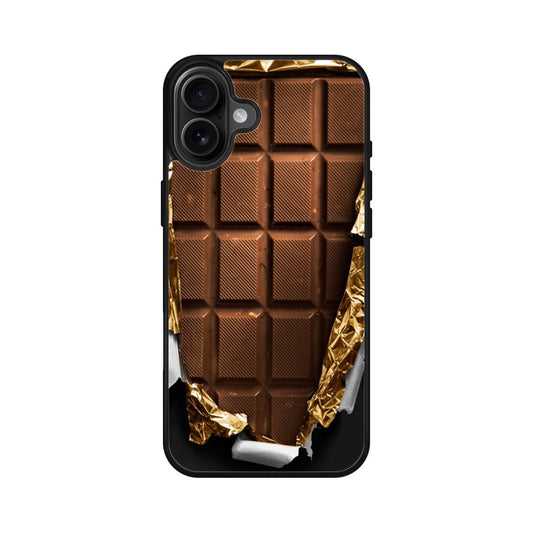 Unwrapped Chocolate Bar iPhone 16 / 16 Plus Case