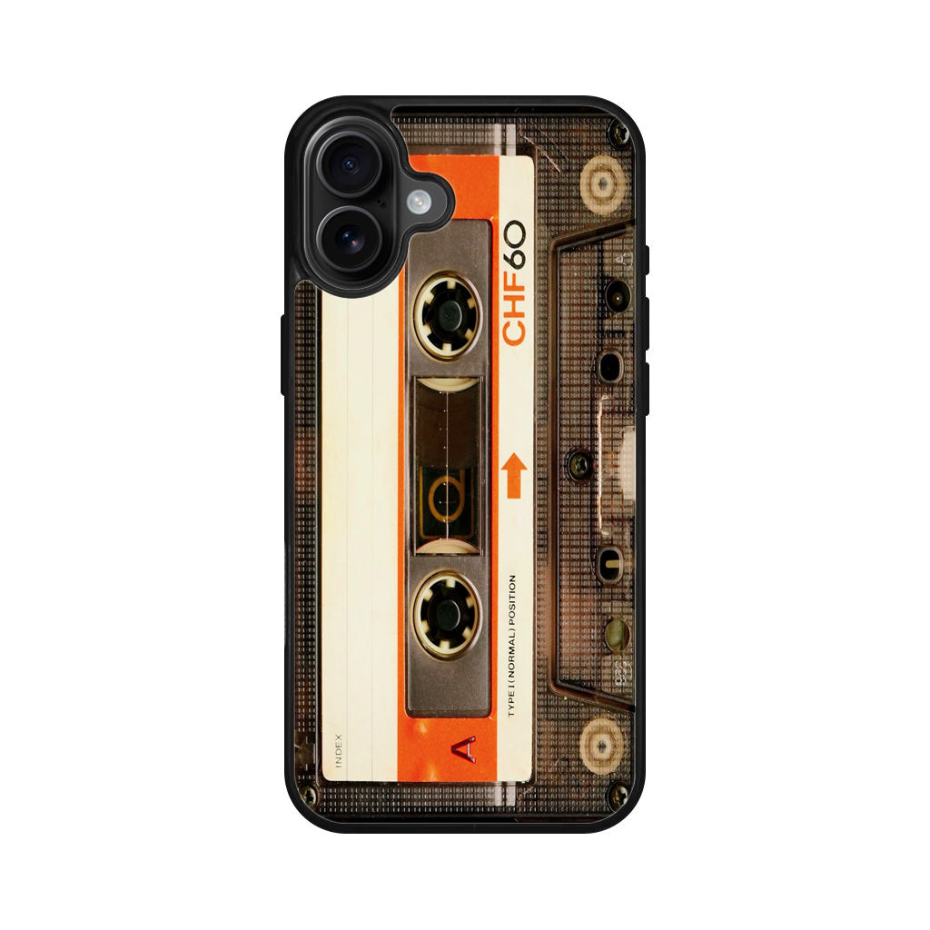 Vintage Audio Cassette iPhone 16 / 16 Plus Case