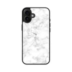 White Marble iPhone 16 / 16 Plus Case