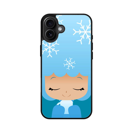 Winter Afro Girl iPhone 16 / 16 Plus Case