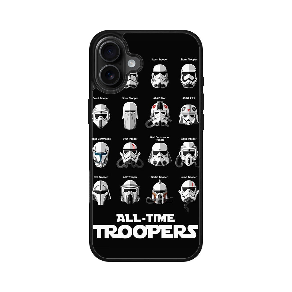 All-Time Troopers iPhone 16 / 16 Plus Case