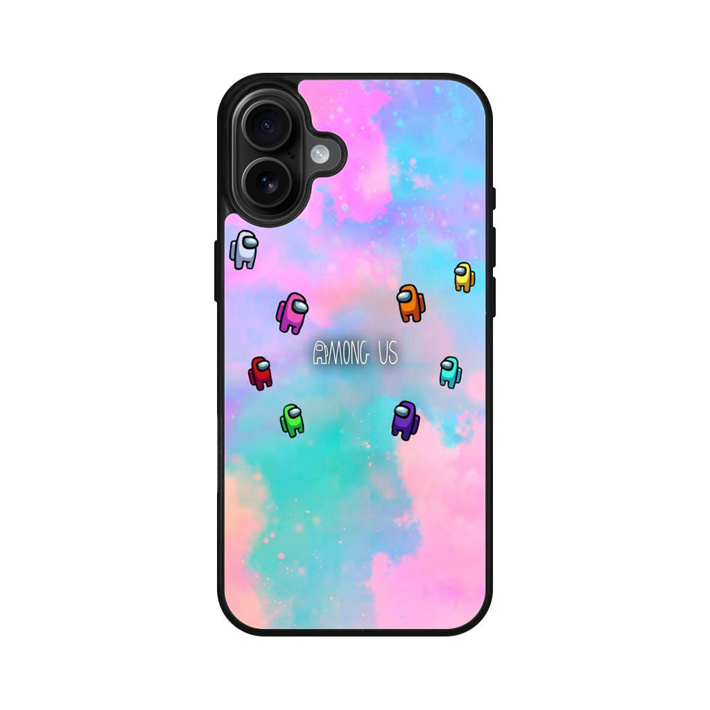 Among Us Colorful iPhone 16 / 16 Plus Case