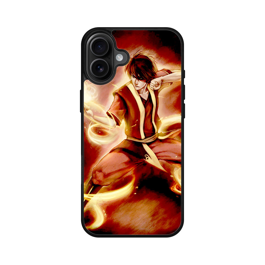 Avatar The Last Airbender Prince Zuko iPhone 16 / 16 Plus Case