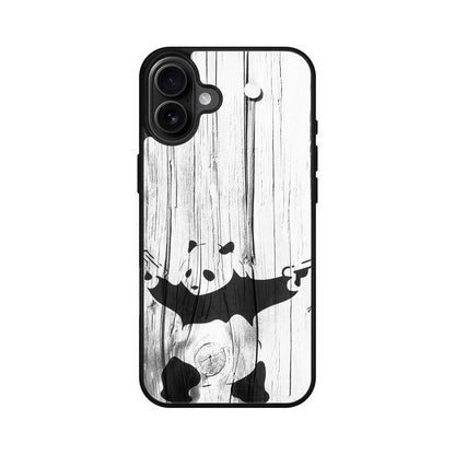 Banksy Graffiti Panda iPhone 16 / 16 Plus Case