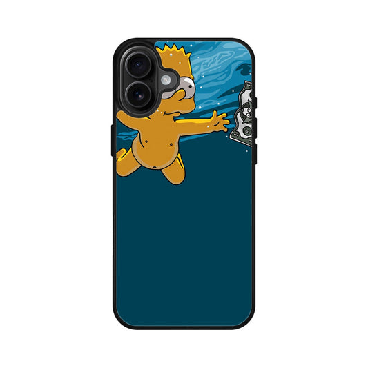 Bart Swimming For Money iPhone 16 / 16 Plus Case