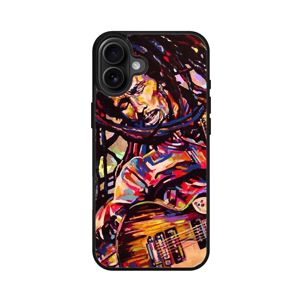 Bob Marley Art iPhone 16 / 16 Plus Case