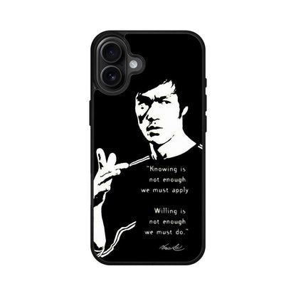 Bruce Lee Quotes iPhone 16 / 16 Plus Case