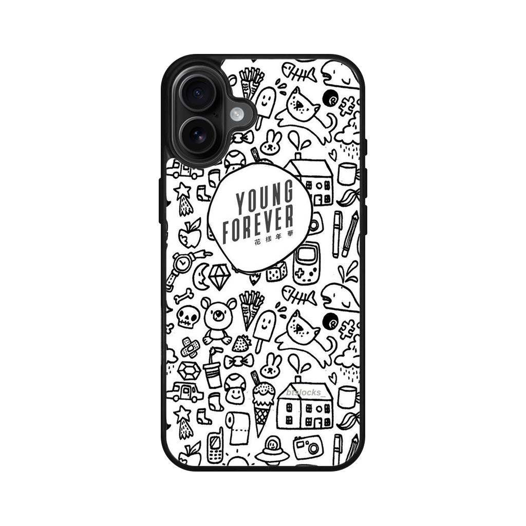 BTS Young Forever iPhone 16 / 16 Plus Case