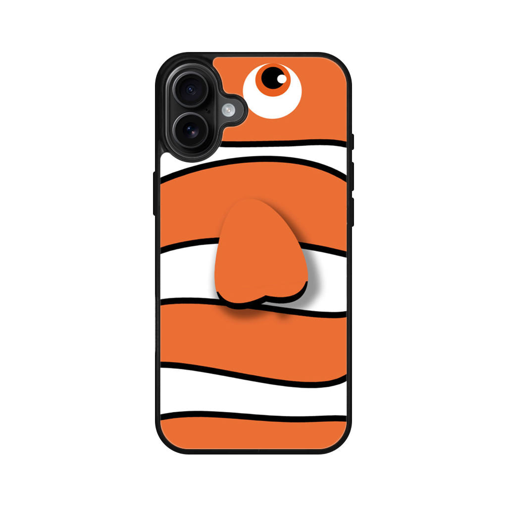 Clownfish Cartoon iPhone 16 / 16 Plus Case