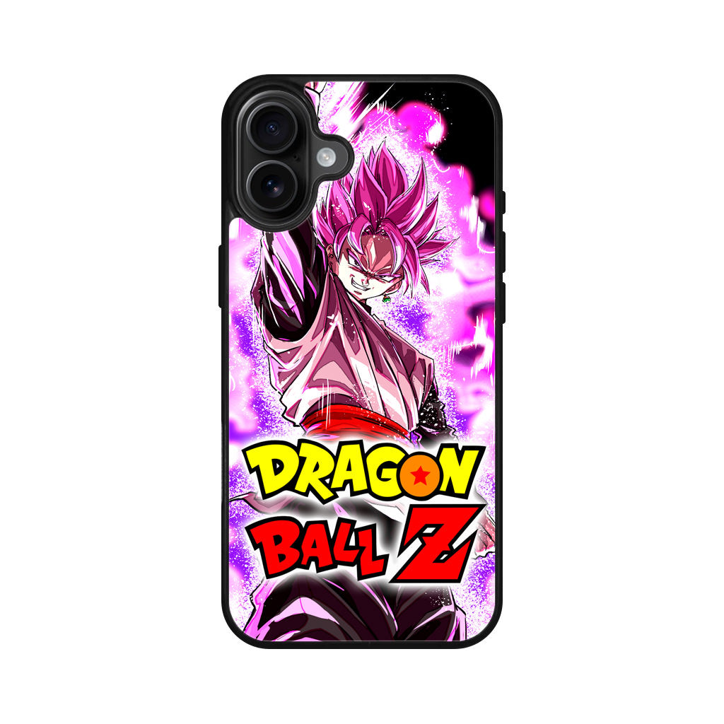 Dragon Ball Z Son Goku Black Rose Saiyan iPhone 16 / 16 Plus Case