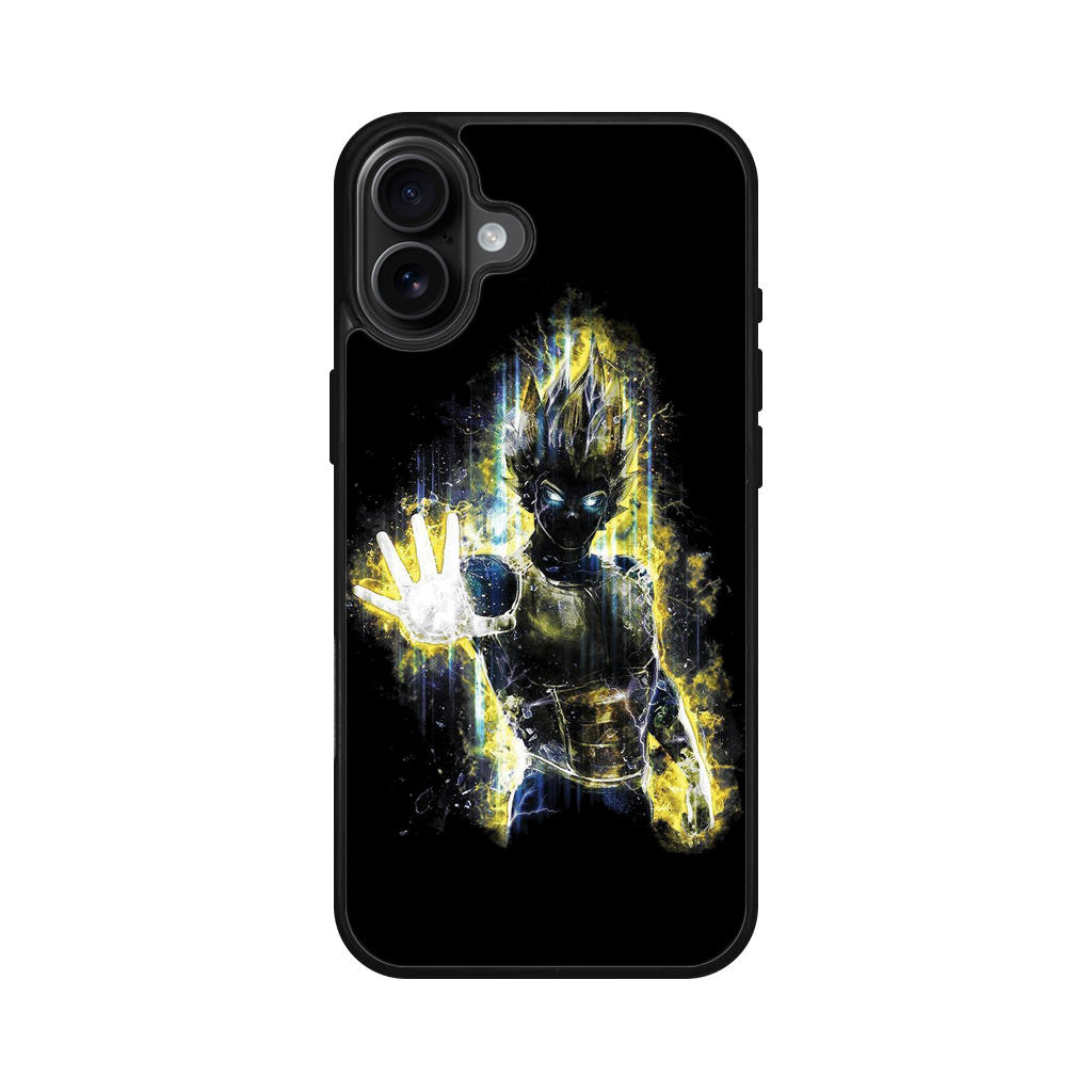 Dragon Ball Z Vegeta Bad Saiyan Prince iPhone 16 / 16 Plus Case