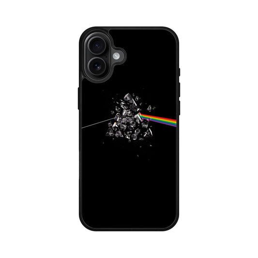 Glass Broken Light Refraction iPhone 16 / 16 Plus Case