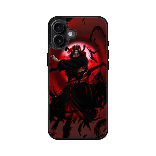 Itachi Uchiha Sharingan Transformation iPhone 16 / 16 Plus Case