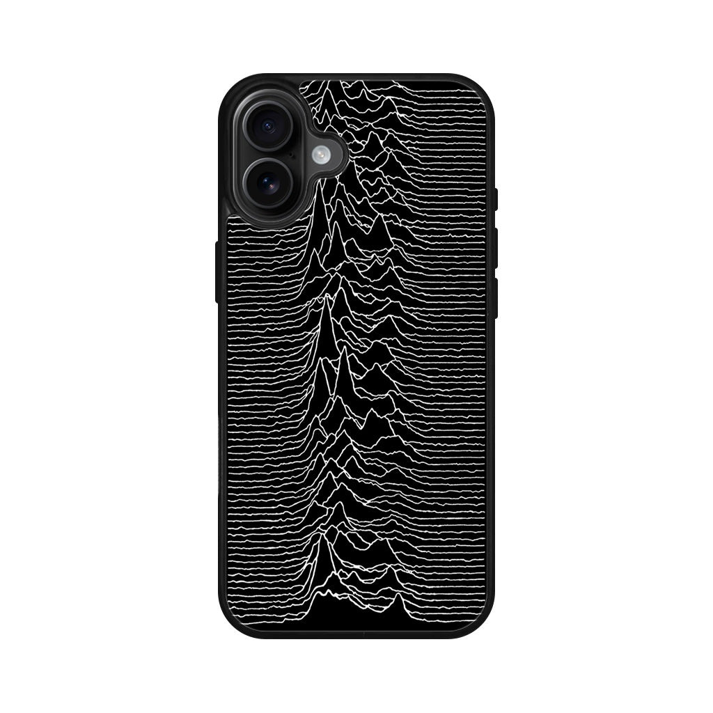 Joy Division Unknown Pleasures iPhone 16 / 16 Plus Case