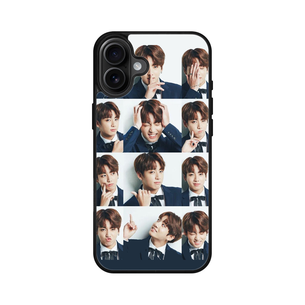 Jungkook Collage iPhone 16 / 16 Plus Case